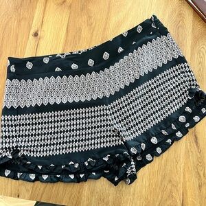 Stylish Black and Soft Pink  Shorts